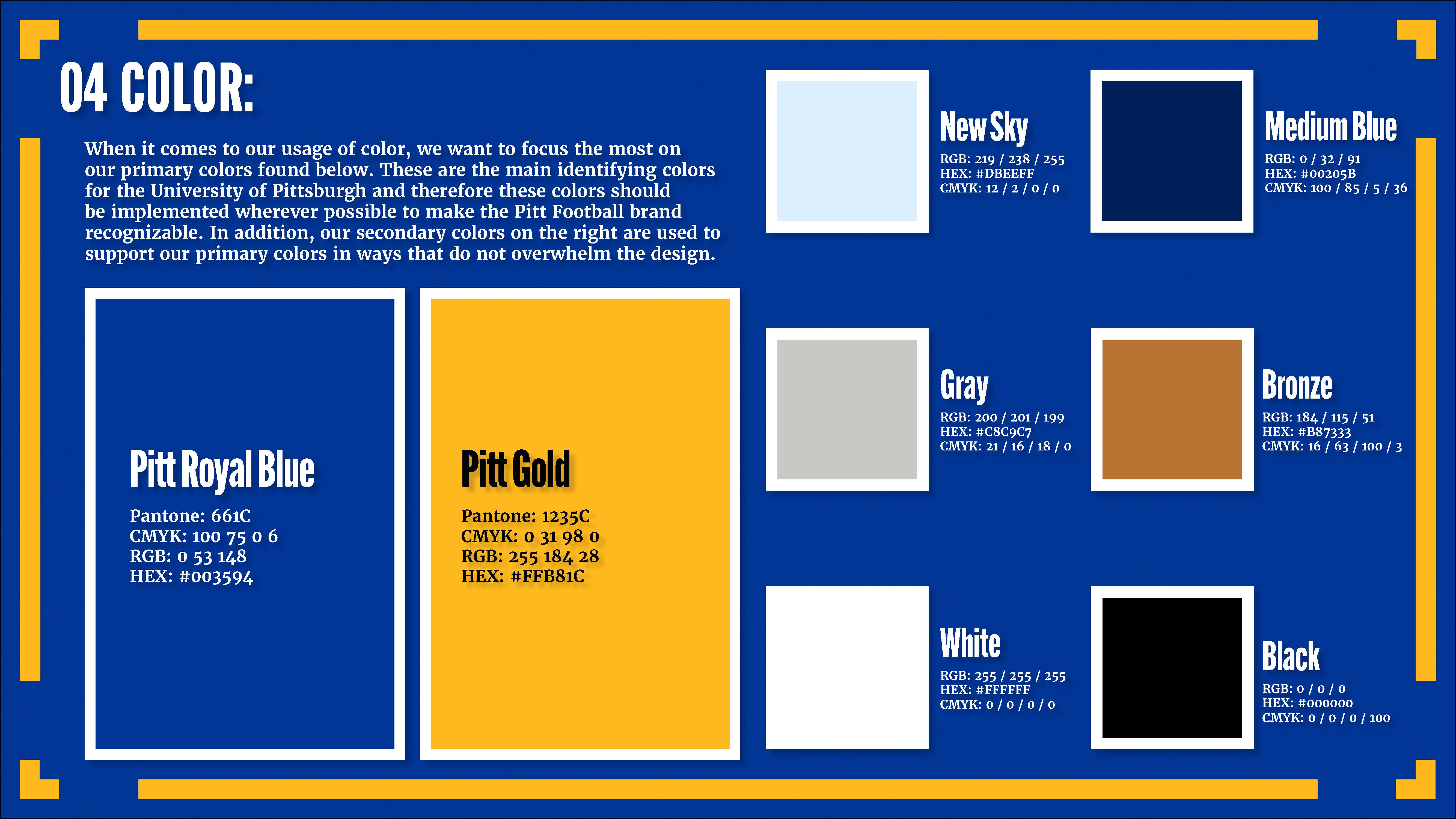 Mock Pitt Art Direction Presentation Page 4